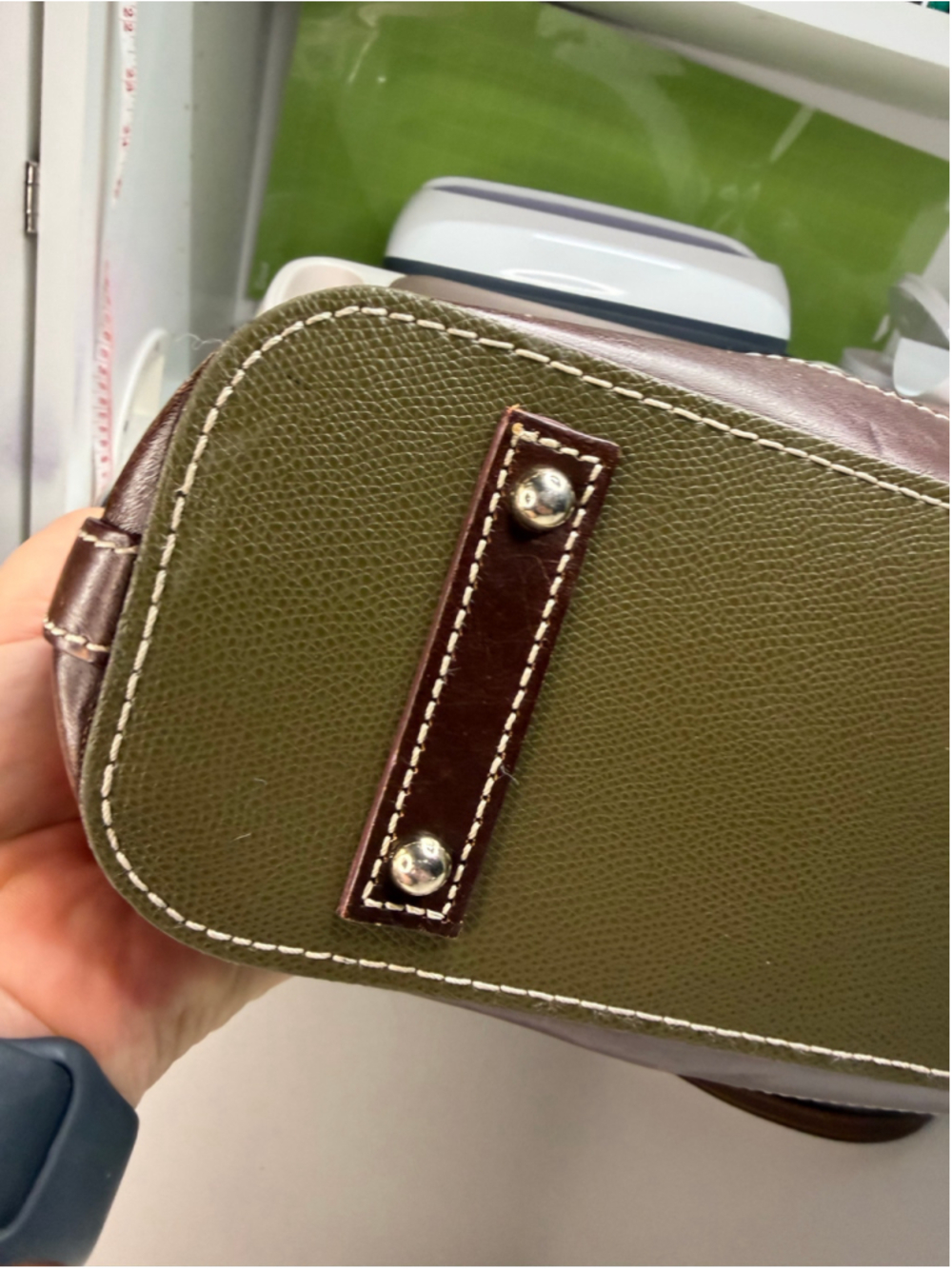 Women's Dooney & Bourke Handbag One Size Olive and Brown - Picture 5 of 13